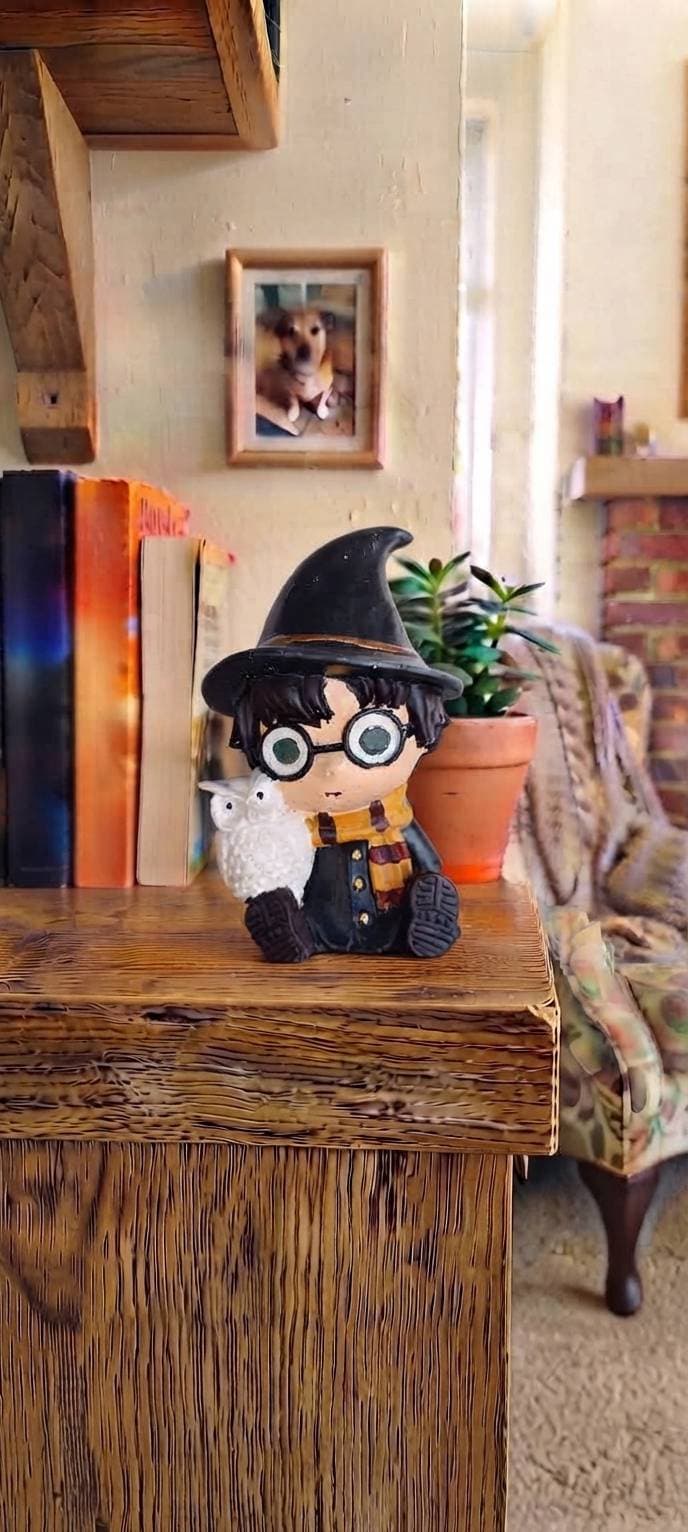 🪄 Şapkalı Çocuk & Baykuş Figürü 🦉✨
