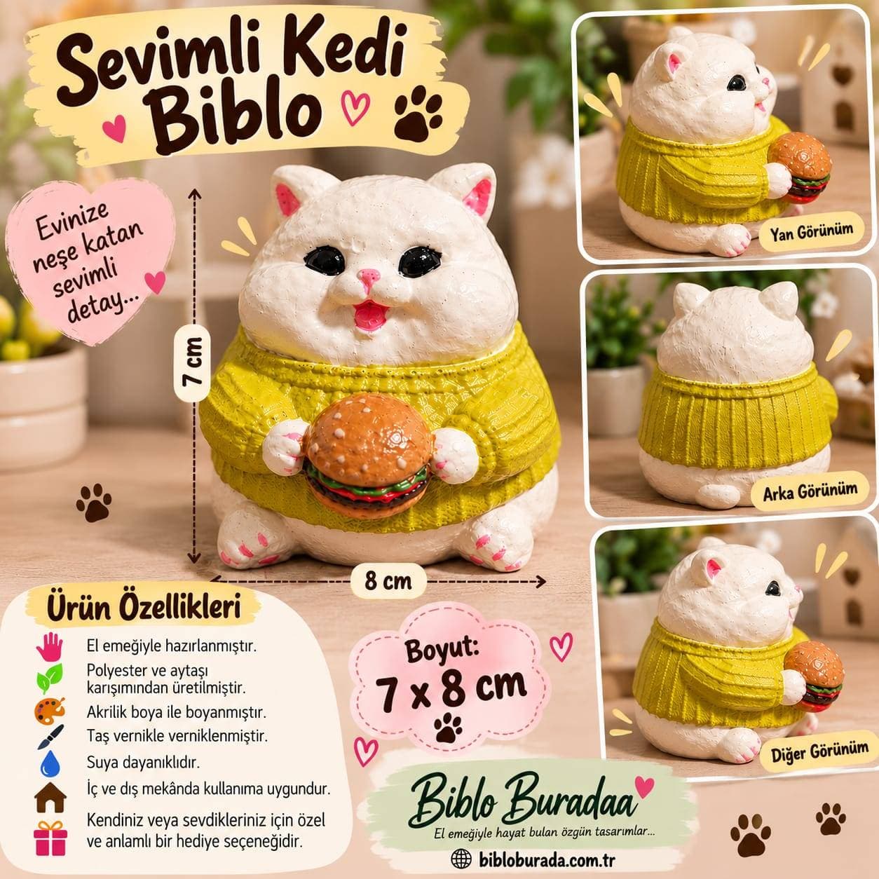 🐱🍦 Dondurma Keyfi Yapan Sevimli Kedi Biblo 🍦🐱