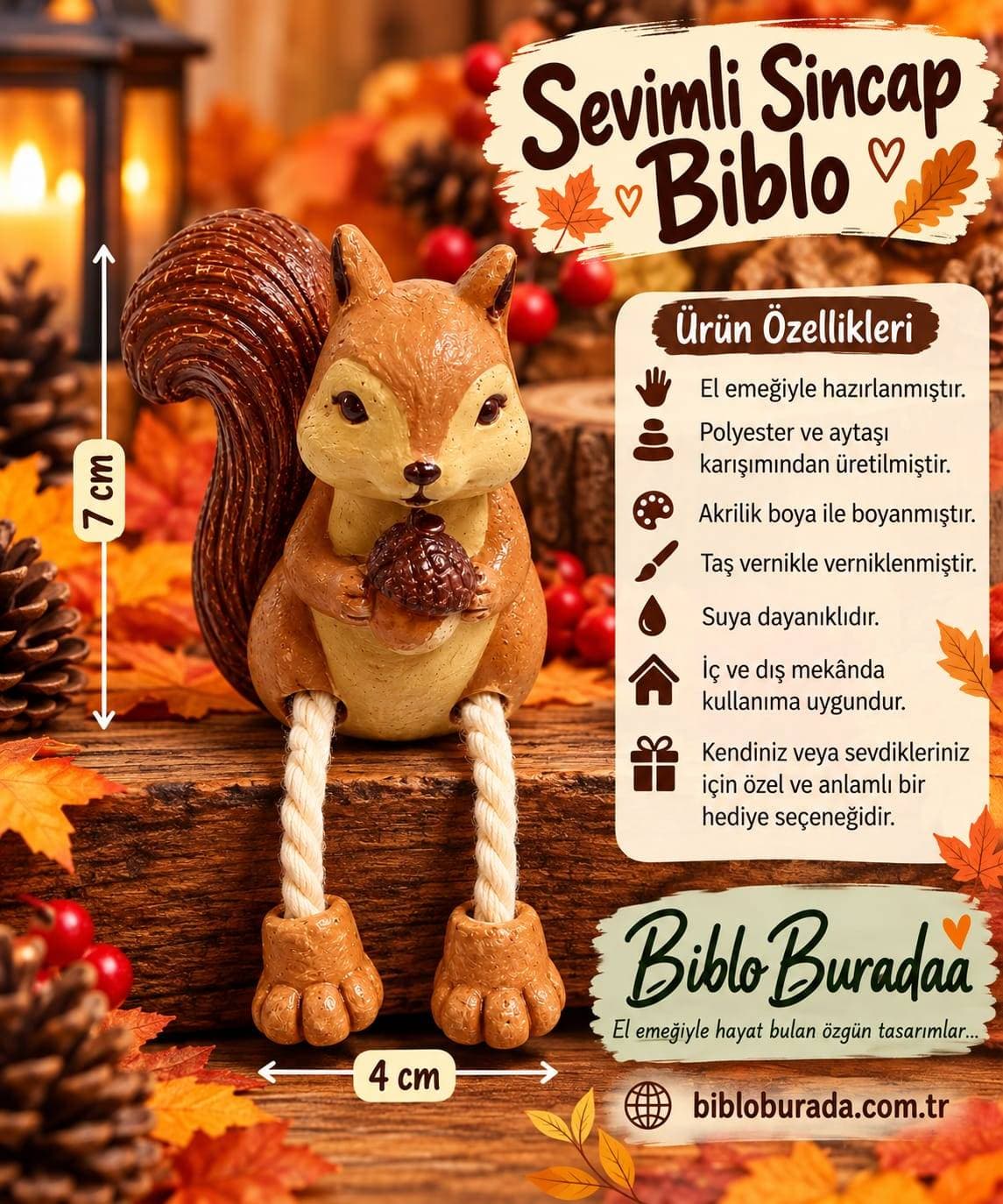 🐿️🌰 Sevimli Sincap Biblo