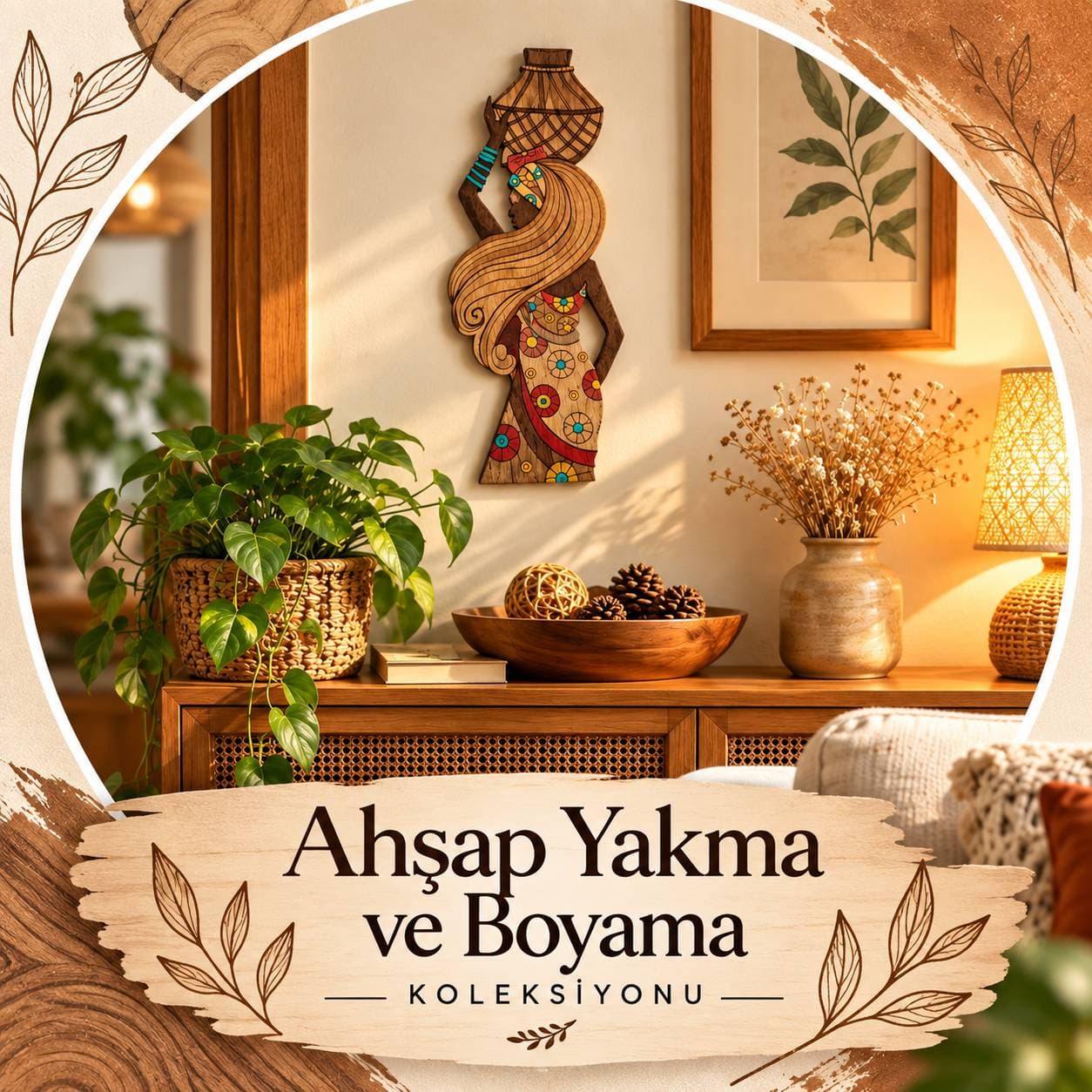Ahşap Yakma ve Boyama